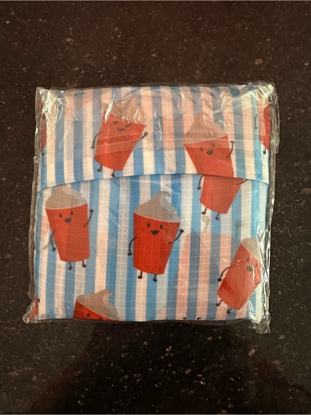 Wendy’s Frosty Tote Bag Limited Drop Reusable Striped Shopper Bag Official New